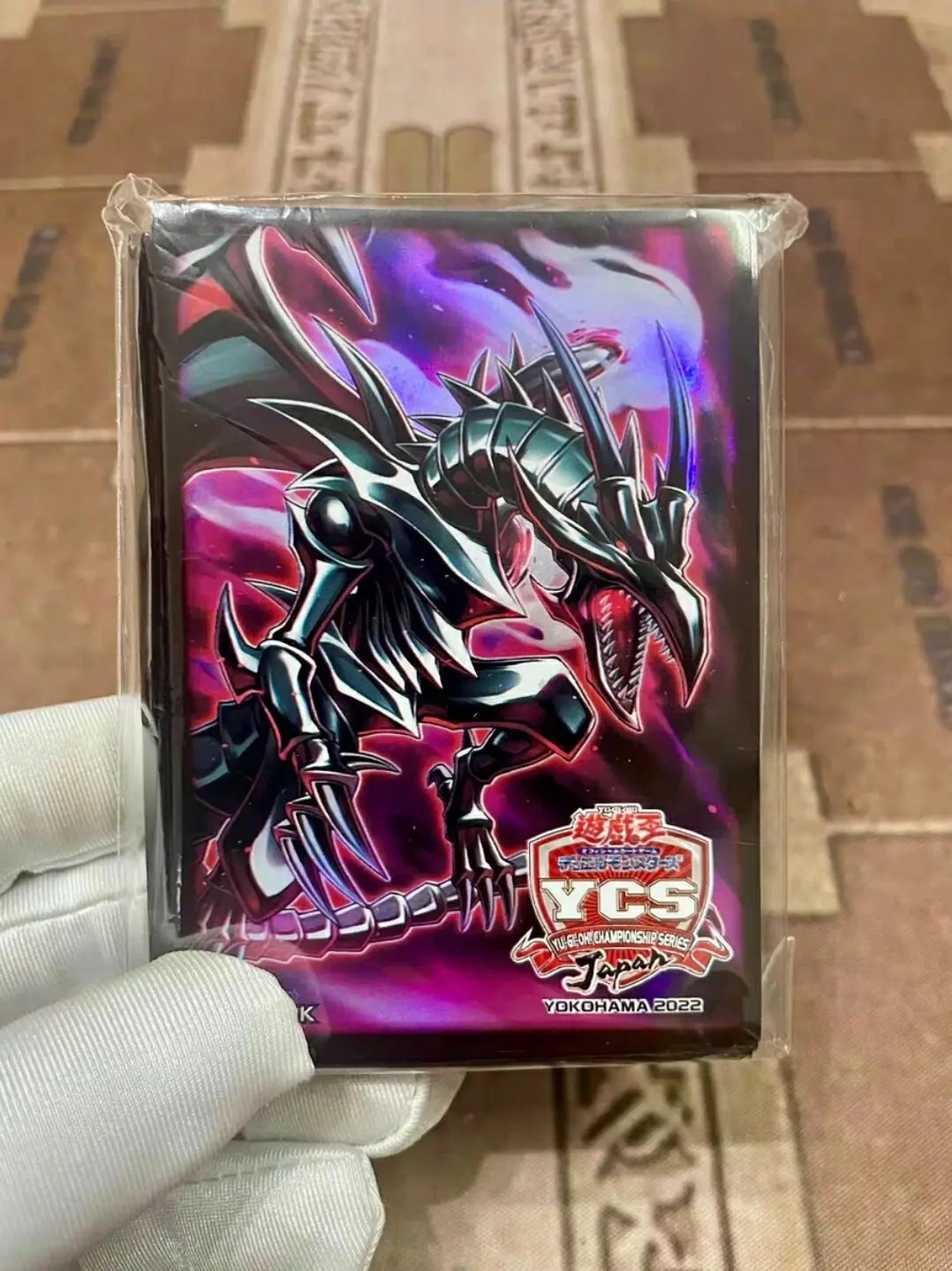 

100Pcs Yugioh KONAMI Duel Monsters Red-Eyes Soul YCSJ Limited Official Collection Sealed Card Protector Sleeves