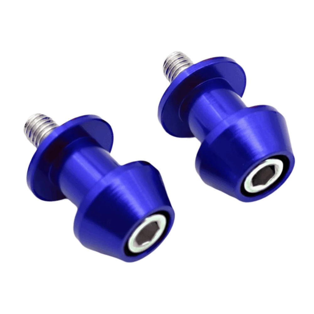 10mm Diameter Motorcycle Swingarm Spools CNC Machined Screw Holder Type Motorcycle Stand Spools Slider Design Aluminum Alloy
