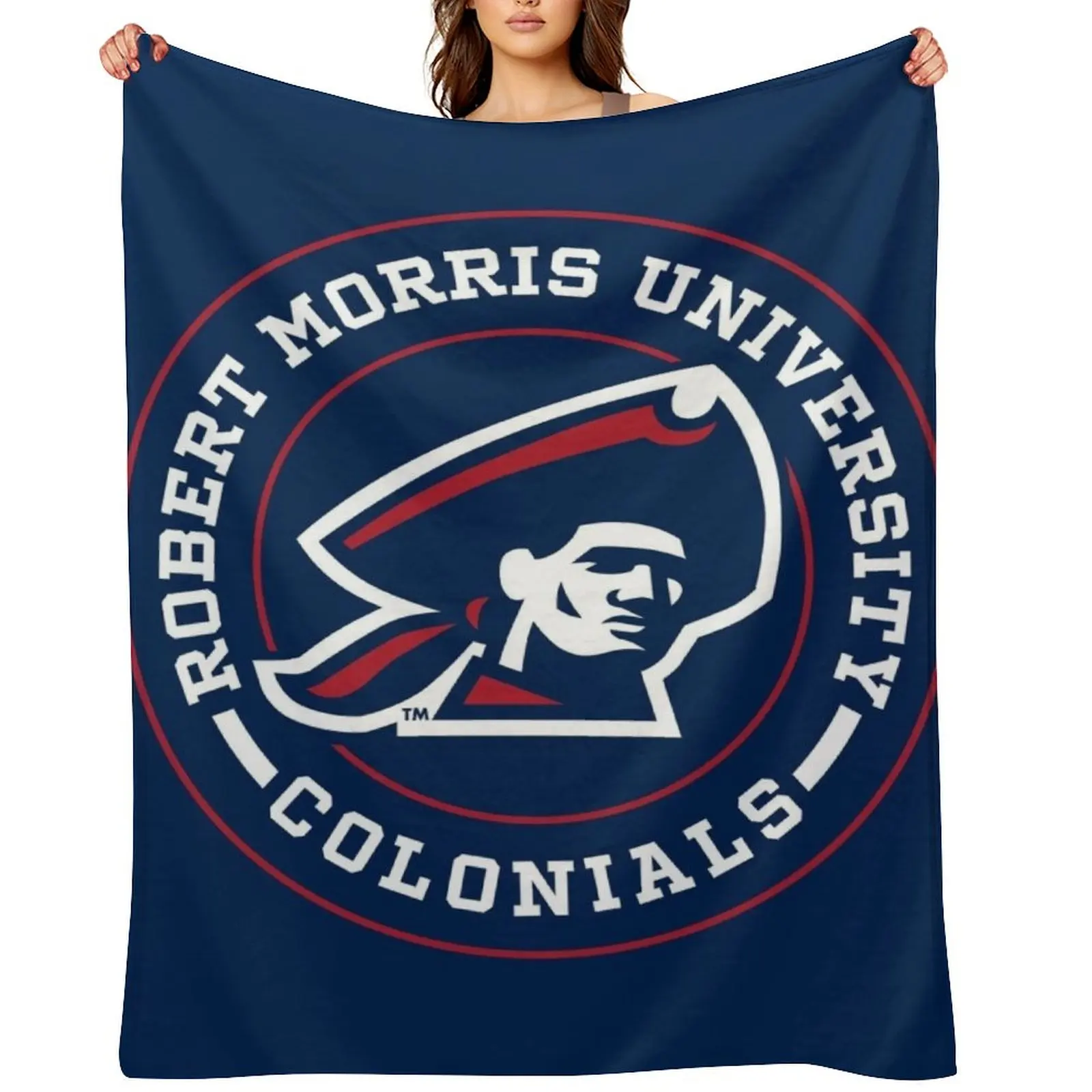 

Robert Morris - Circle Throw Blanket blankets and throws Thermal Extra Large Throw Cute Plaid Blankets