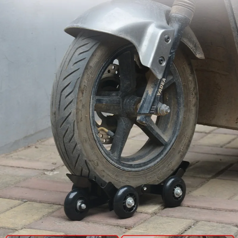 1 قطعة بكرة مقطورة سكوتر متعددة الوظائف، دراجة مسطحة سهلة الحمل، أداة طوارئ لحركة الدراجات النارية والدراجة #1