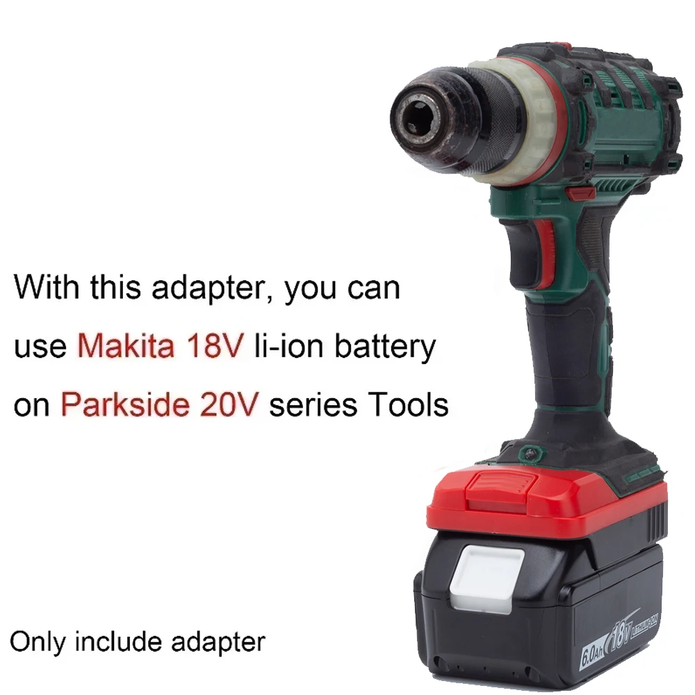 

Battery Adapter Converter For Makita 18V Li-ion Battery To for Parkside X20V Performance Power Tools Cordless(NO Battery &Tool)