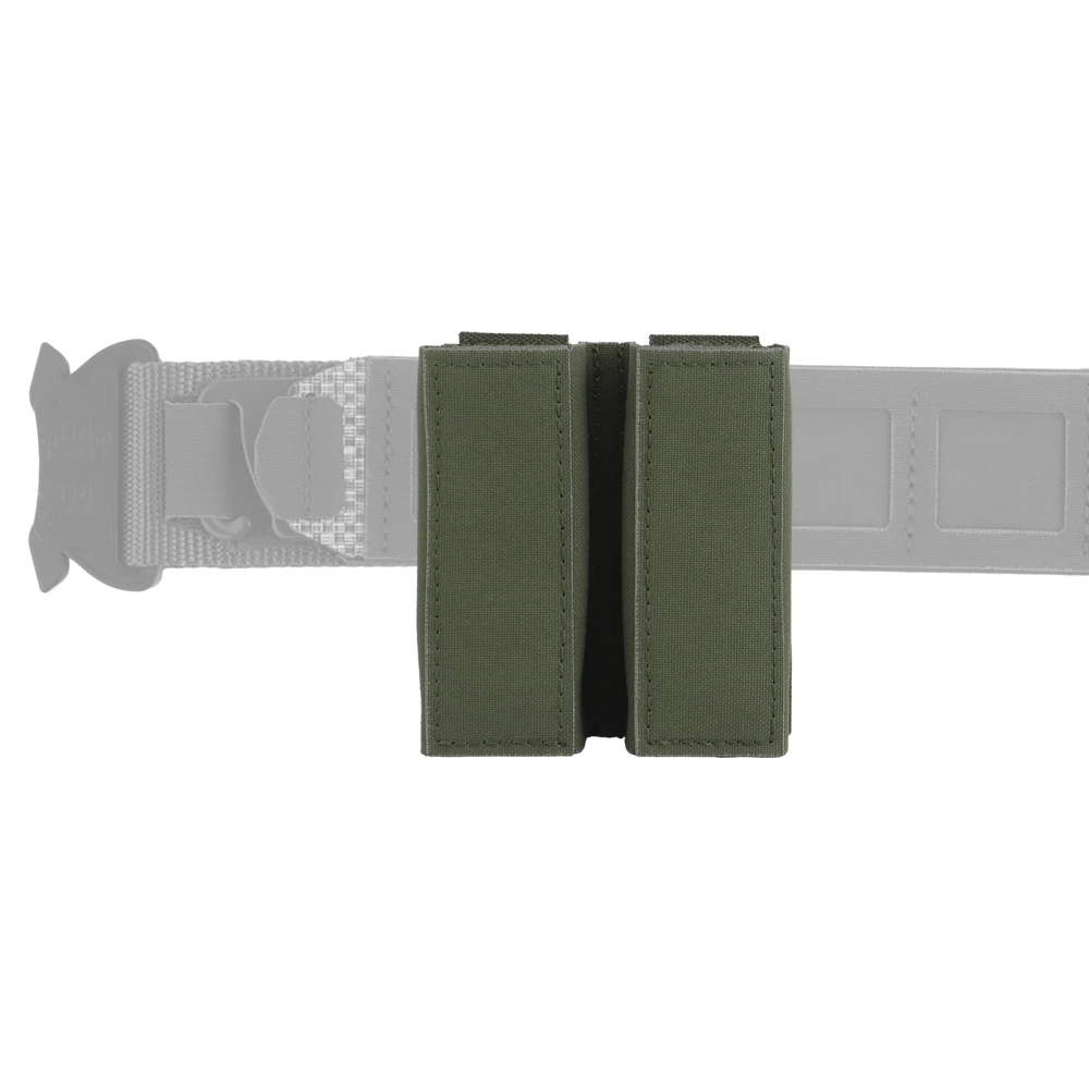 Tactifans Double 9MM Magazine Pouch Quick-Release PHC MK2 Open Top Mag Holder for Belt Plate Carrier Hunting Accessories