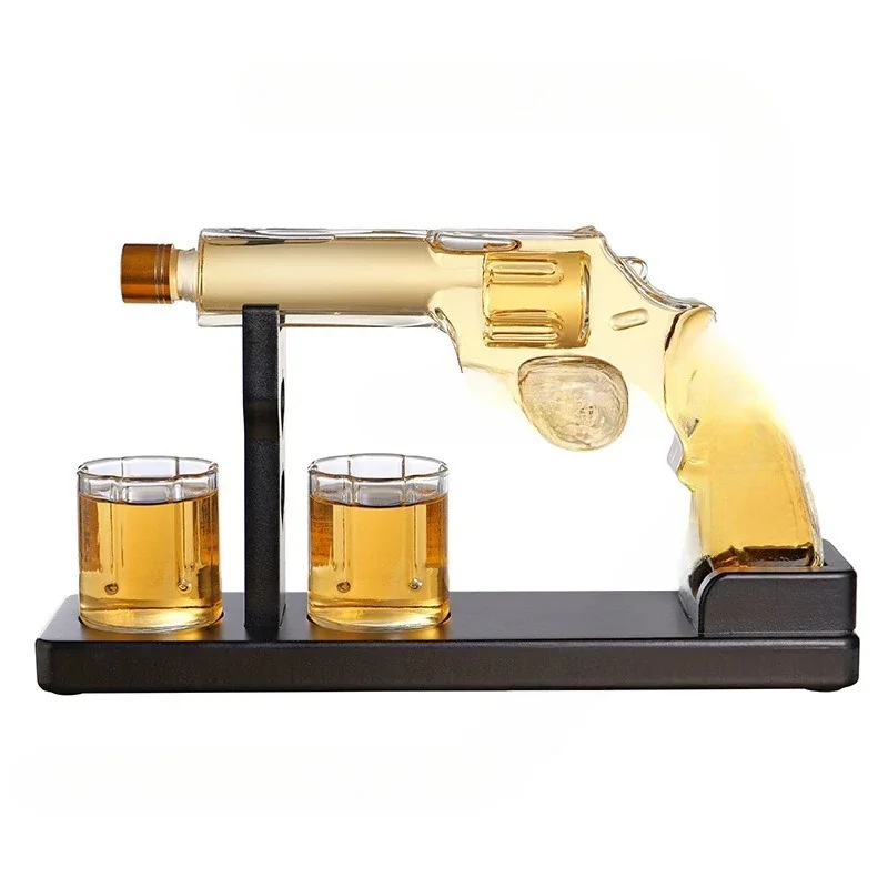 

Creative styling glass decanter set, high borosilicate glass sparkling wine bottle