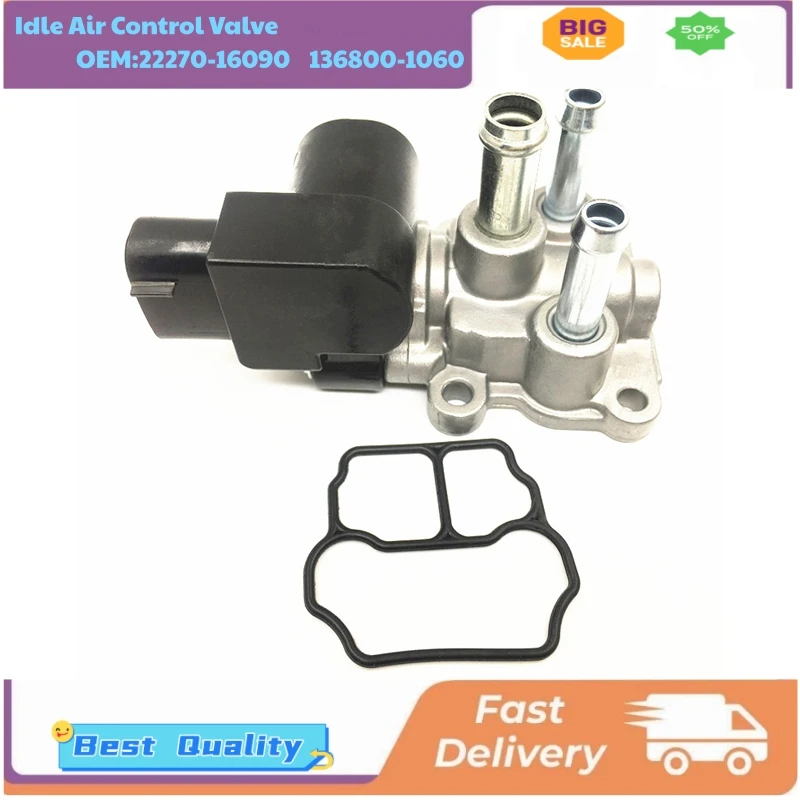 

Idle Speed Control Motors 22270-16090 136800-1060 Japan Original Auto Idle Air Control Valves for Toyota Corolla