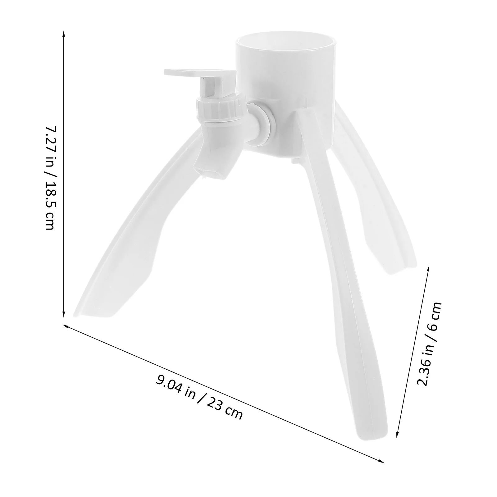 Bottle Bucket Water Dispenser Stand Triangular Design Drink Jug Support Rack Beverage Pitcher Holder Easy Assembly