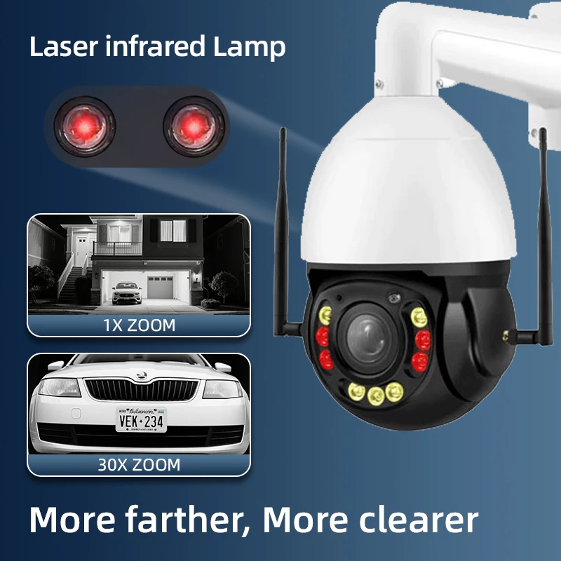 Cámaras 4G PTZ 30X 20X ZOOM IP HD seguimiento automático 8mp 4K vigilancia CCTV seguridad Audio bidireccional cámara de visión nocturna exterior