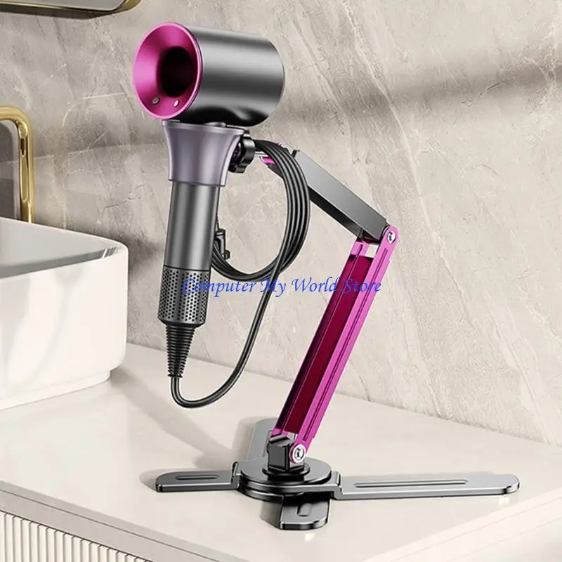 Arm suporte pêlo cabelos giratórios