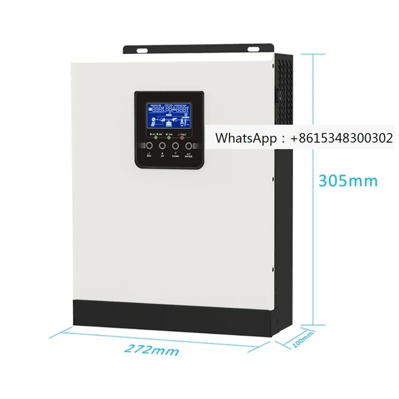 2.4KW Hybrid Inverter 24V 3KVA Solar Inverter Pure Sine Wave MPPT PWM 70A 80A 230VAC 50Hz/60Hz Inversor