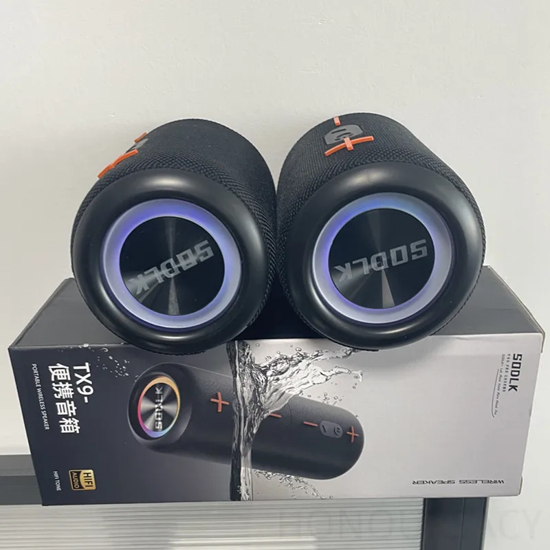 Wireless Bluetooth Speaker Dazzling Split Subwoofer Wireless Bluetooth Audio RGB Outdoor Wireless 2-in-1 Magnetic Speaker