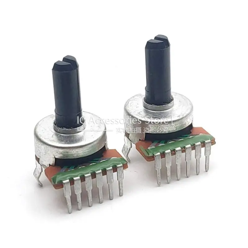 2PCS 161 Type Duplex Potentiometer B503 B50K Half Shaft 15MM 6Pin Fever Audio Power Amplifier Volume Potentiometer