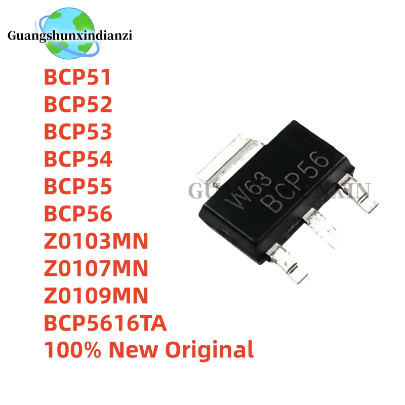 20PCS 100% NEW high-quality BCP51 BCP52 BCP53 BCP54 BCP55 BCP56 Z0103MN Z0107MN Z0109MN BCP5616TA SOT223