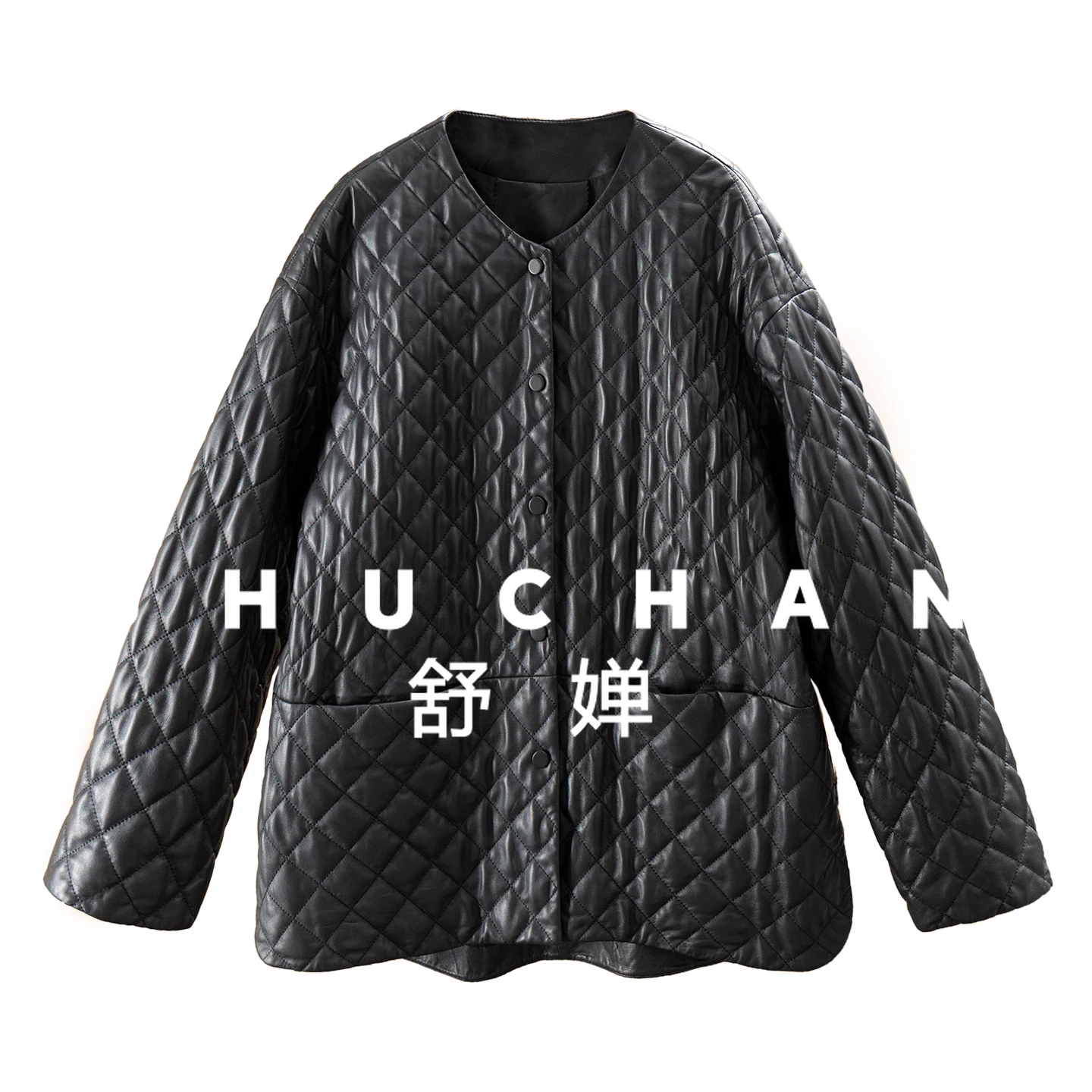 Кожаная куртка из овчины растительного дубления с легким покрытием