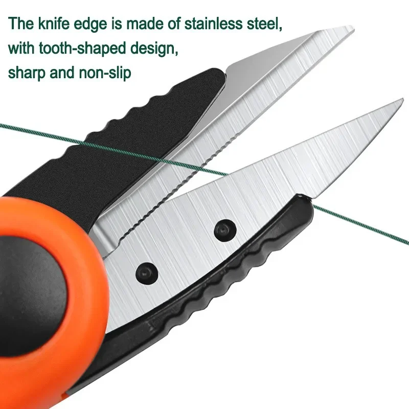 

Fishing Quick Knot Tool Kit Shrimp-Shaped Stainless Steel Fish Use Scissors Accessories Fishing Line Cutter Clipper Nipper