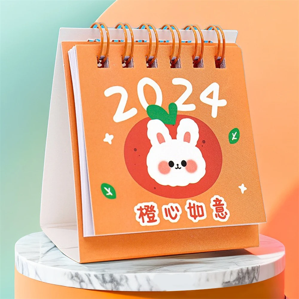 1/2/3PCS Student Planner New Year Supplies Not Easy To Break Household Products 2024 Desk Calendar Plan Book Advent Calendar