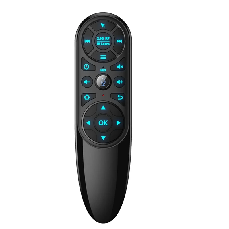 Voice Remote Control 2.4G Wireless Air Mouse With Gyroscope Backlit IR Learning For Android TV Box