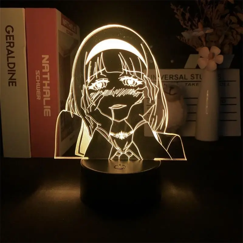 

Anna Nishikinomiya 3D Night Light Hot Japanese Novel Nightlight 7 Colors Projector LED Table Lamp Room Decoration Dropshipping