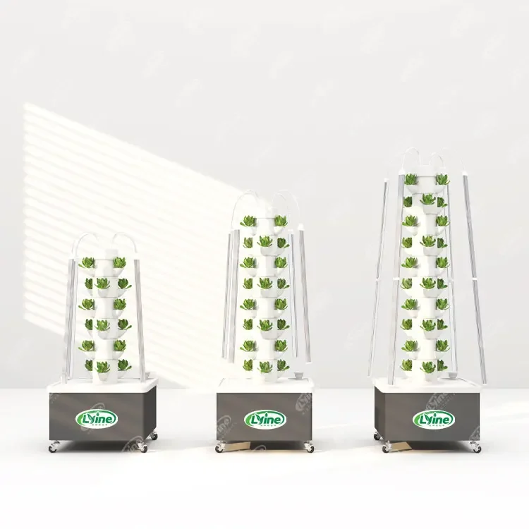 Customized 3 Per Level Diy Aeroponics Vertical Grow Tower Garden Hydroponic Tower Growing System