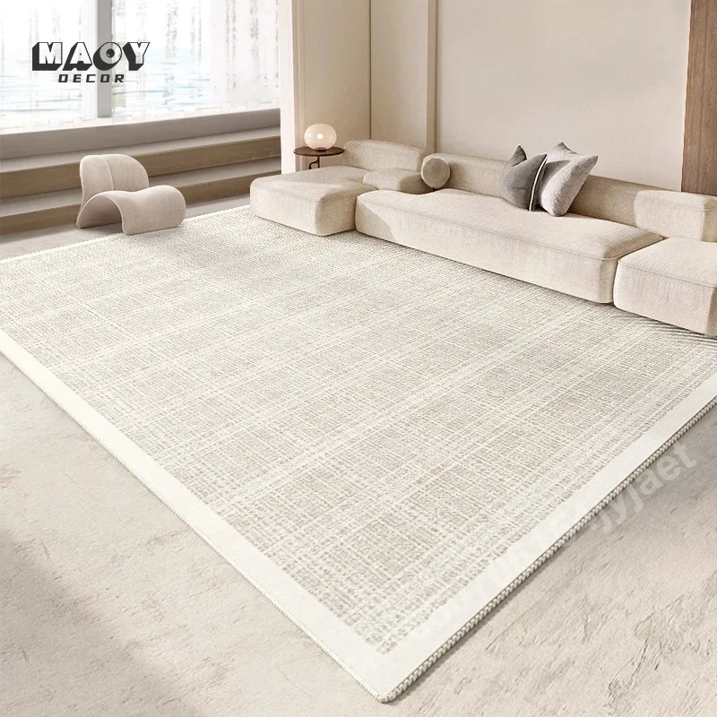 Modern Simple Large-area Living Room Carpet Comfortable Non-slip Beautiful Bedroom Rug Fresh Elegant Sofa Coffee Table Bed Rugs