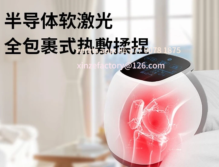 Customizable knee massager, airbag kneading red light hot compress to maintain old cold legs, knee physiotherapy instrument