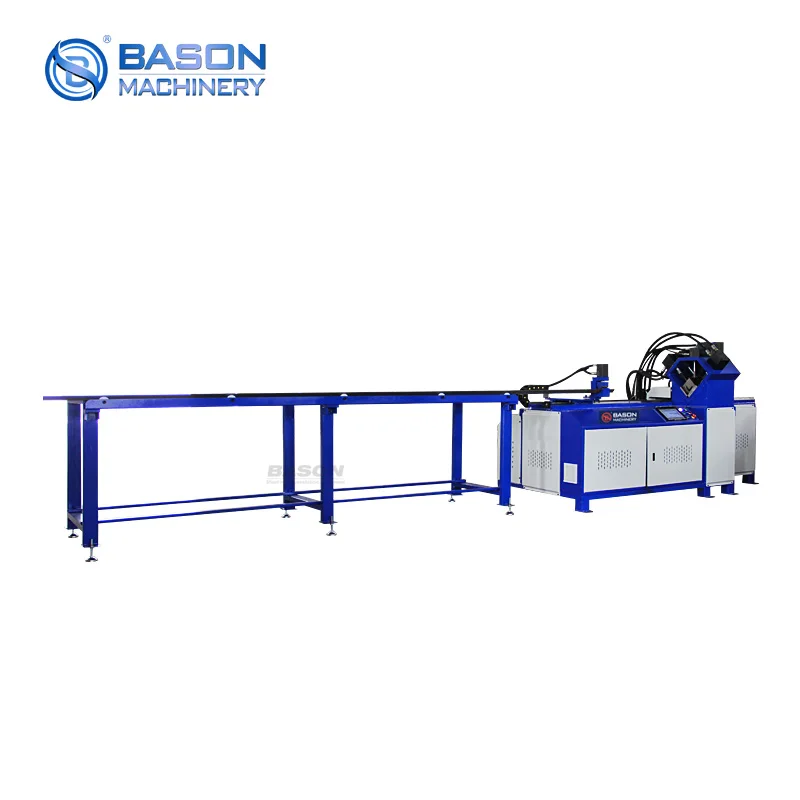 HVAC Duct Flange Making Full Automatic CNC Angle Steel Flange Production Line Angle Steel Punching & Cutting Machine