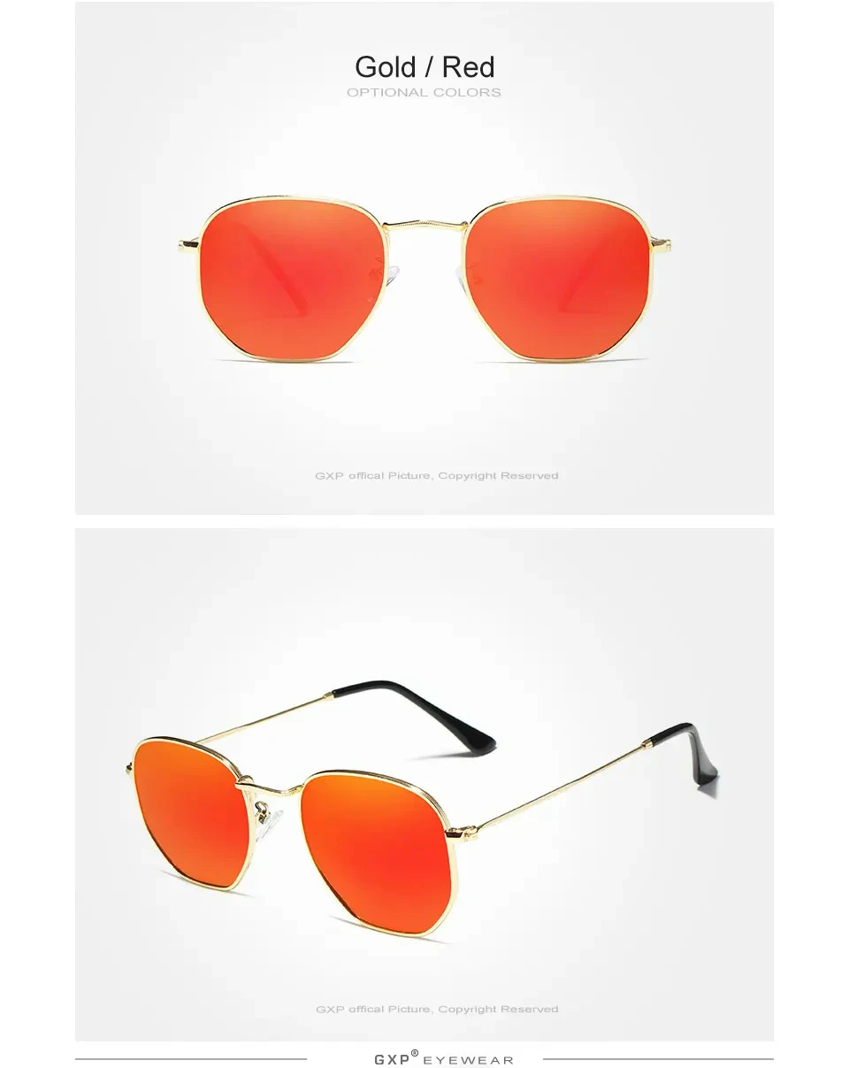 GXP Anti-glare Mode Sonnenbrillen Männer Polygon Retro Sonnenschutz Gläser Freizeit Gläser Outdoor Polarisierte UV400 Fahren Brillen – Detail 8