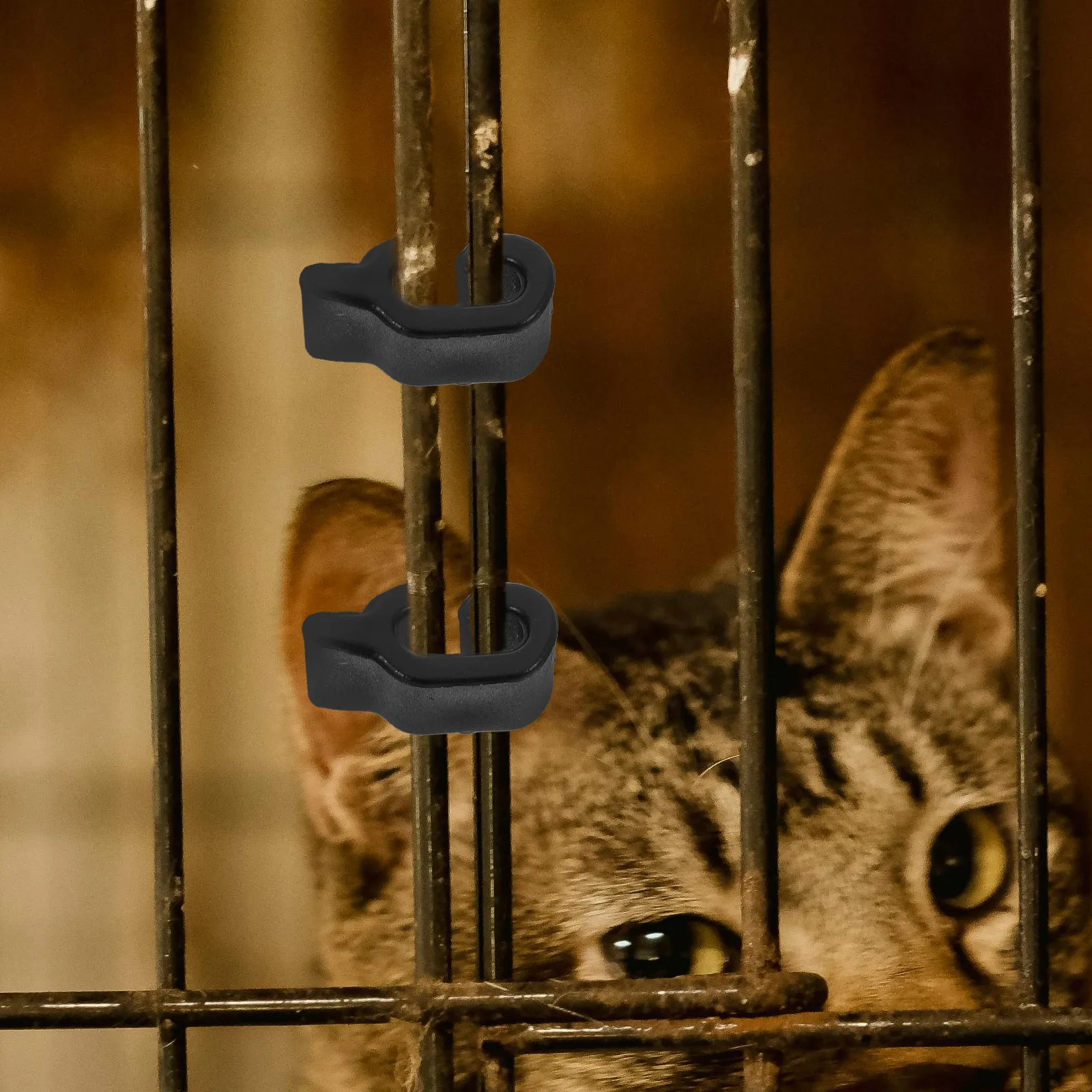 

20Pcs Pet Cage Clips Plastic Detachable Lock Buckle Snap Fastener for Cat Dog Bird Wire Mesh Fence Cage Door Latch