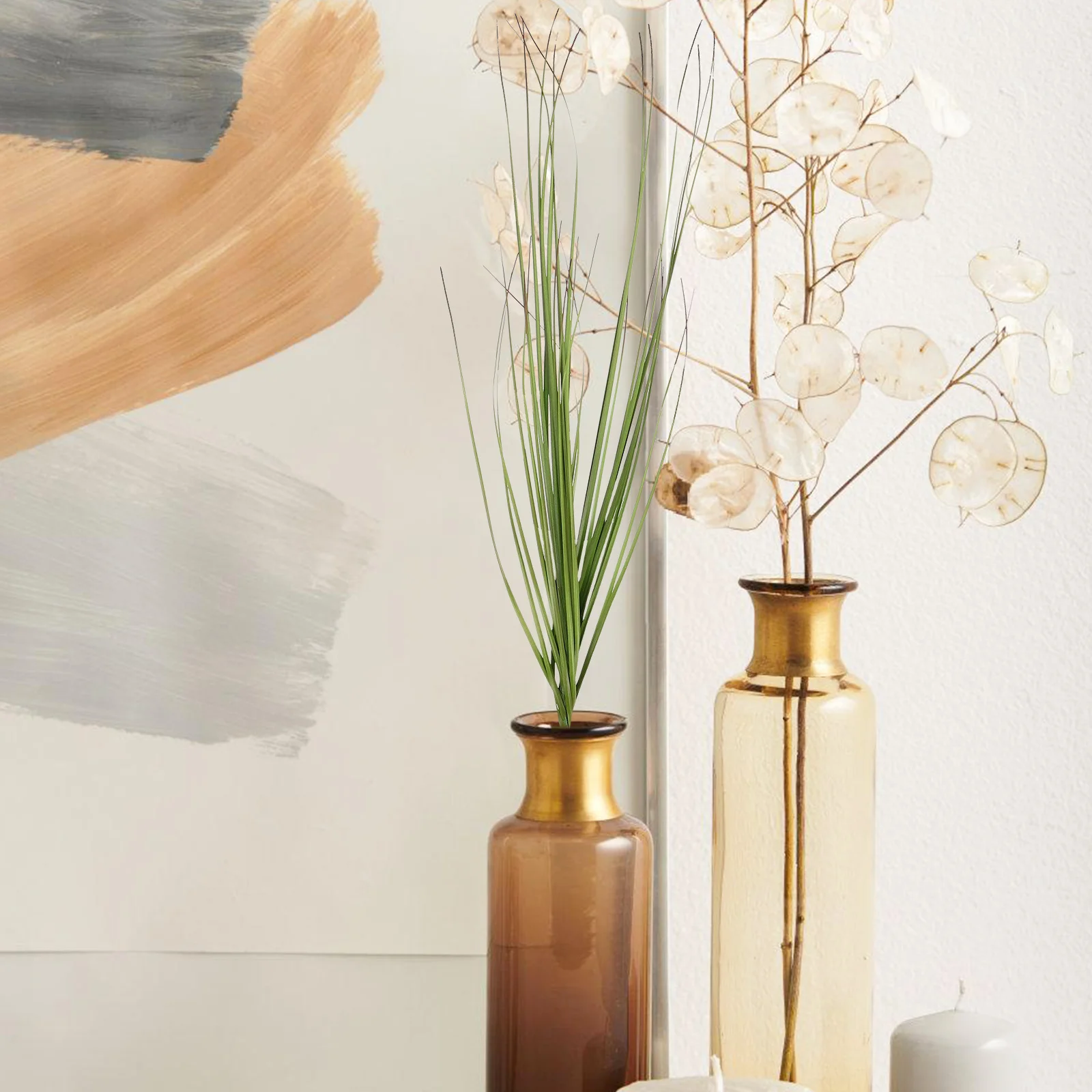 

8pcs Greenery Plants Fake Faux Plants Outdoor Grass Decor Indoor OutdoorPlants Sturdy Evergreen Low Maintenance