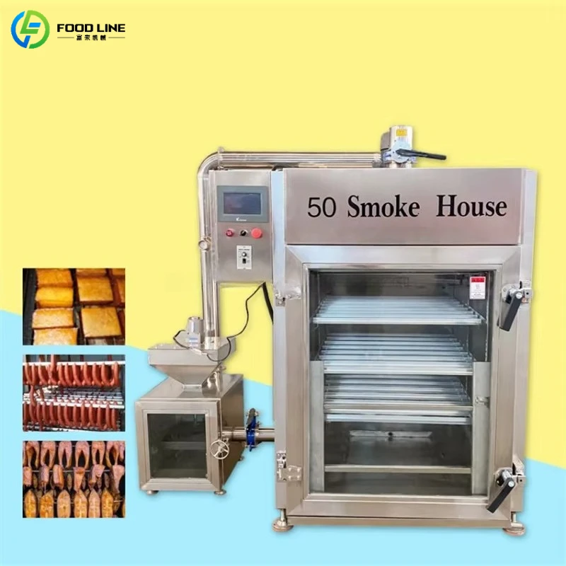 Customized All in One Smoker Oven Curing Smoking Drying Equipment Multi Functional Smoking Machine for Meat Products