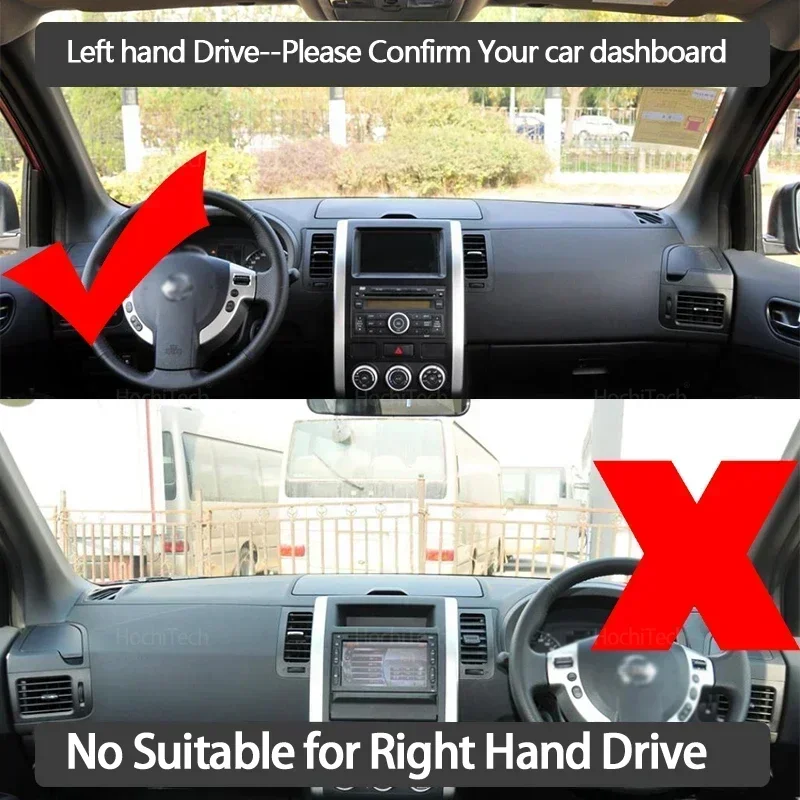 Car Dashboard Cover Avoid Light Pad Instrument Panel Mat Case Carpets for Nissan X-Trail T31 2008-2013 X Trail XTrail