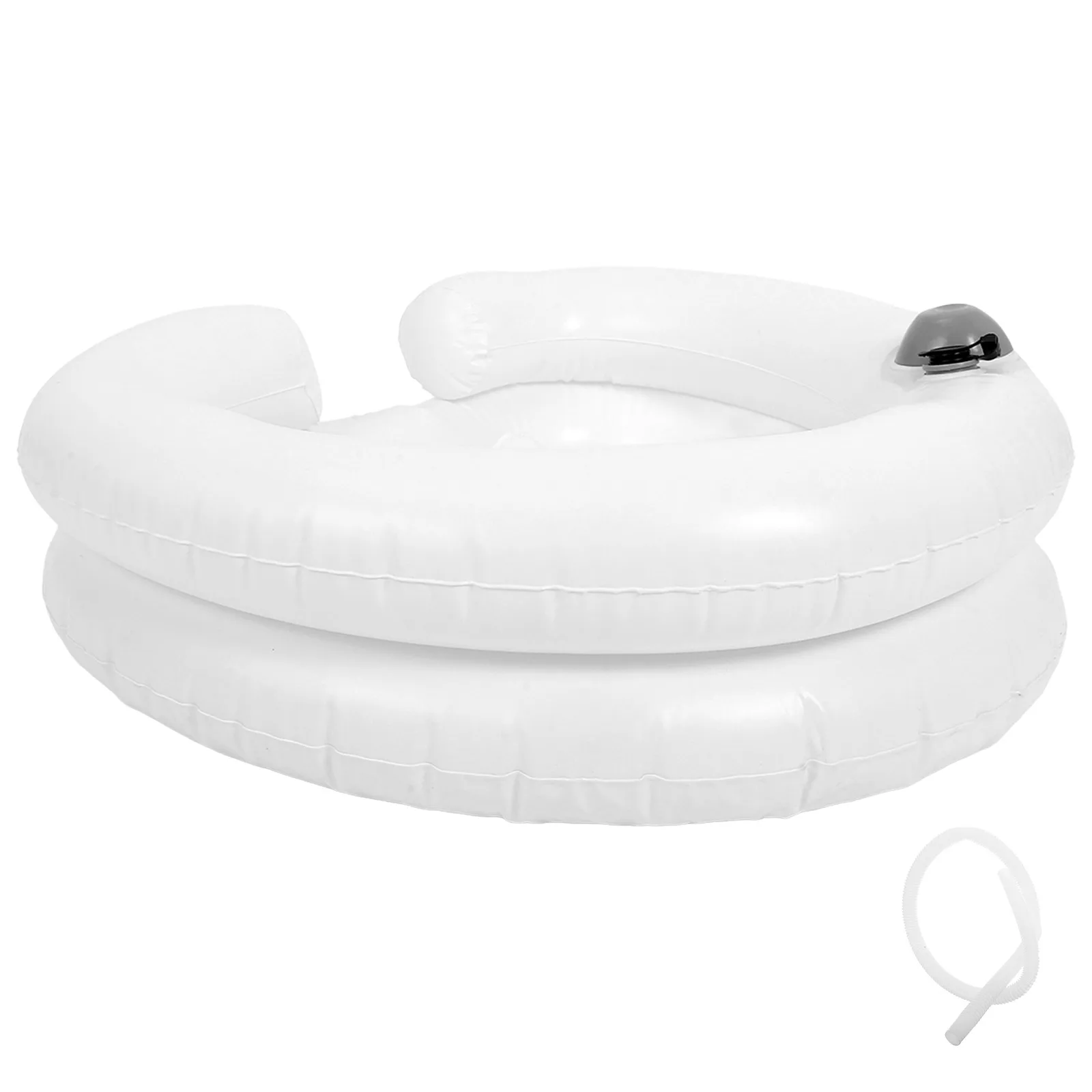 

Inflatable Shampoo Basin Hair Washing Sink Pregnant Woman Portable Dual Layer PVC Material Wash Basin Bathroom Facilities