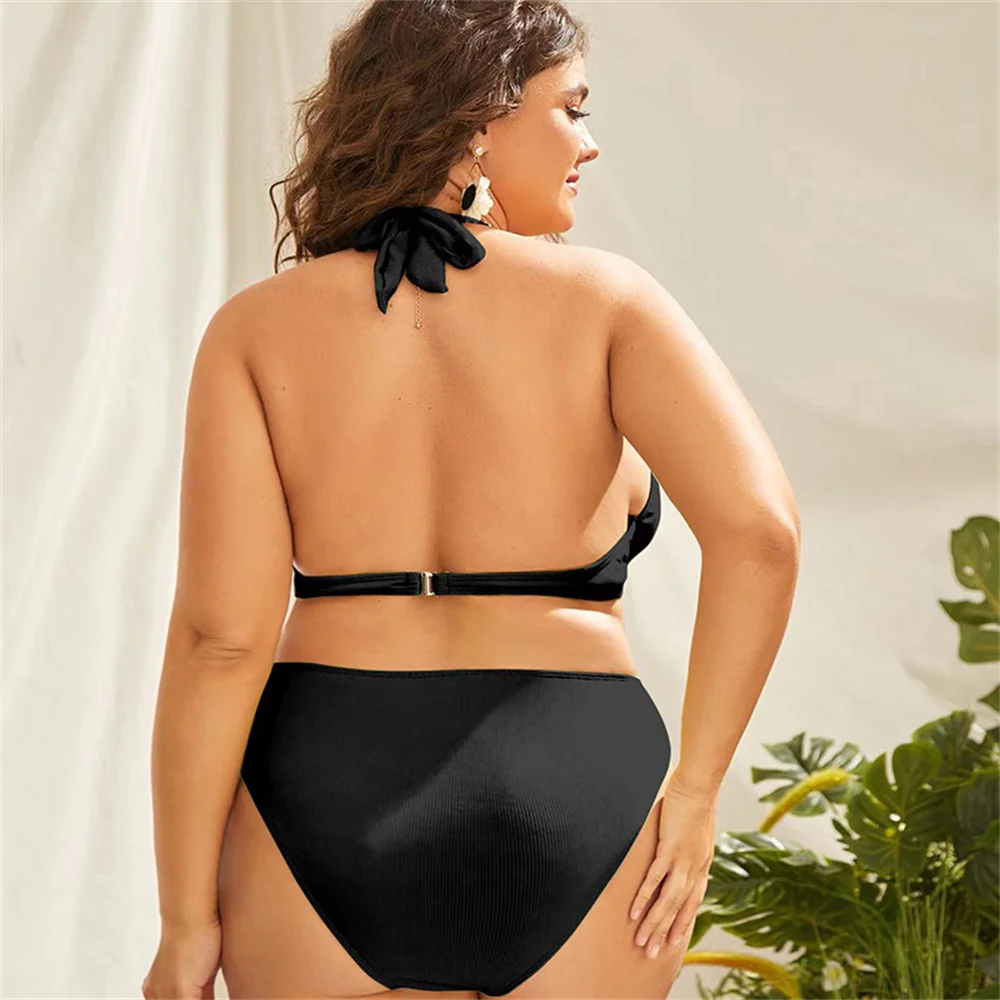 Bikini sexy fendu pour femmes avec coussinet de poitrine, maillots de bain de plage, printemps chaud, maillot de bain sans support en acier, 1604, 2024