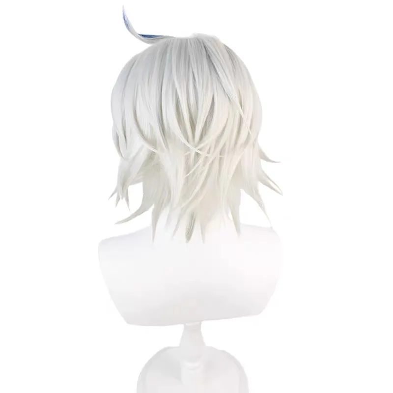 Obrázek 6: HAIRJOY syntetická vlasy uctívat z kings cosplais  paruky bílá modrá kudrnaté kostýmy anime paruka růže sit'