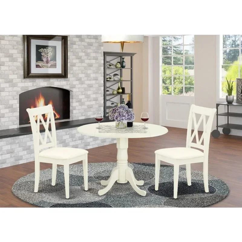 Furniture  Dining Room Table Set Includes a Round