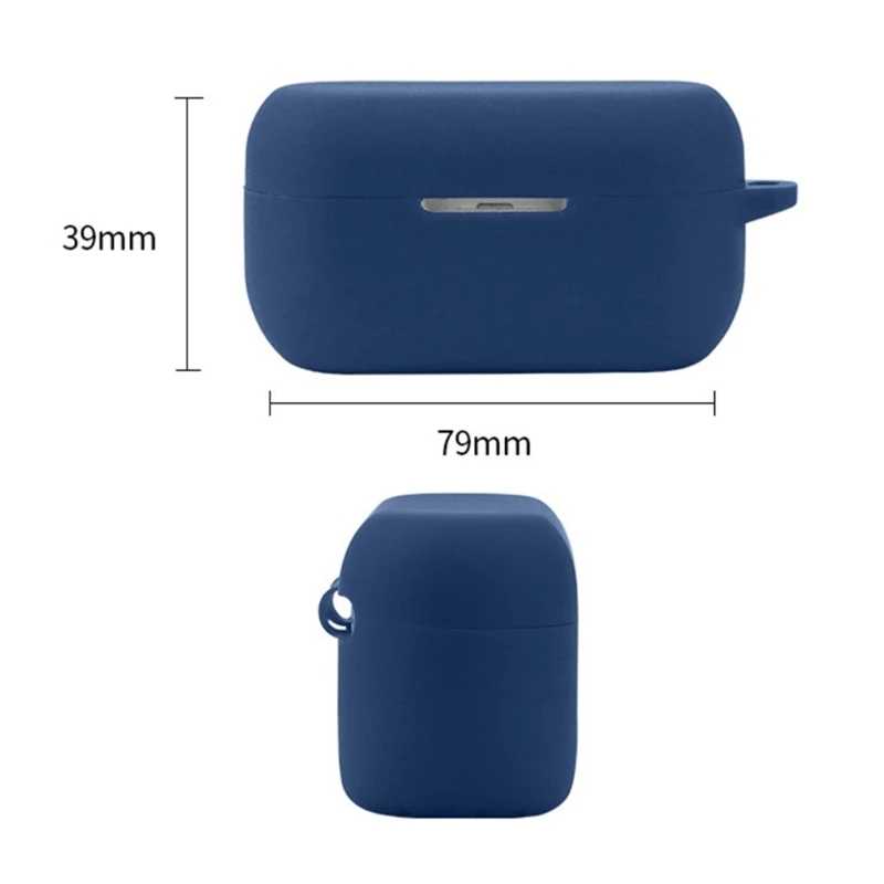 جراب غطاء من السيليكون لهاتف Technics EAH-AZ80 متوافق مع سماعة رأس لاسلكية مضادة للصدمات وغطاء واقٍ للصدمات