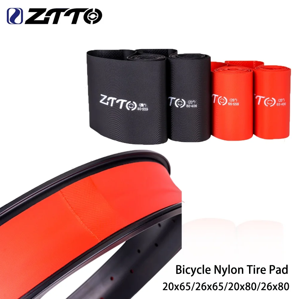 ZTTO Snow Bike Reifenpolster Nylon PVC 26 20 Zoll breiter Innenrohr Explosionsgeschützter Anti-Stich-Gürtel Felgenfutter Anti-Pannenband Reifen