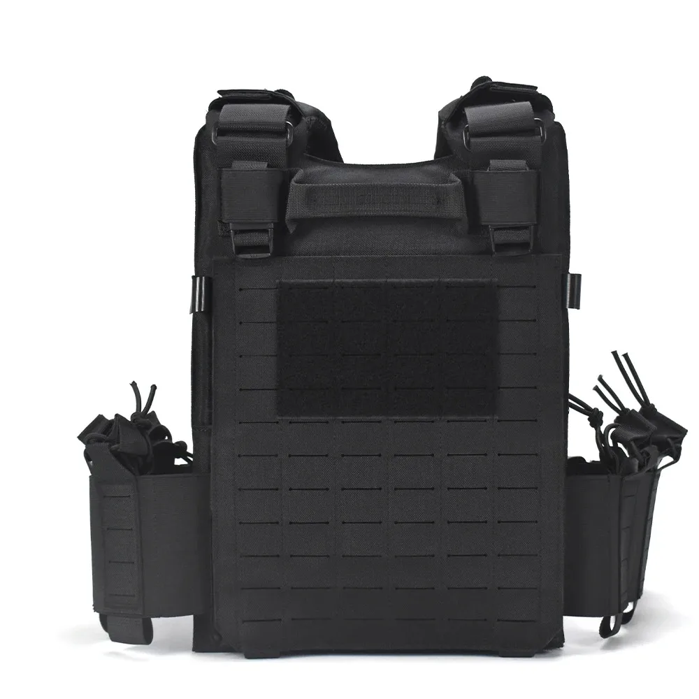 Imagem -04 - Colete Tático de Liberação Rápida Colete Masculino de Caça Placa Transportadora Equipamento de Peito Armadura de Combate Militar Treinamento cs ao ar Livre Colete Airsoft