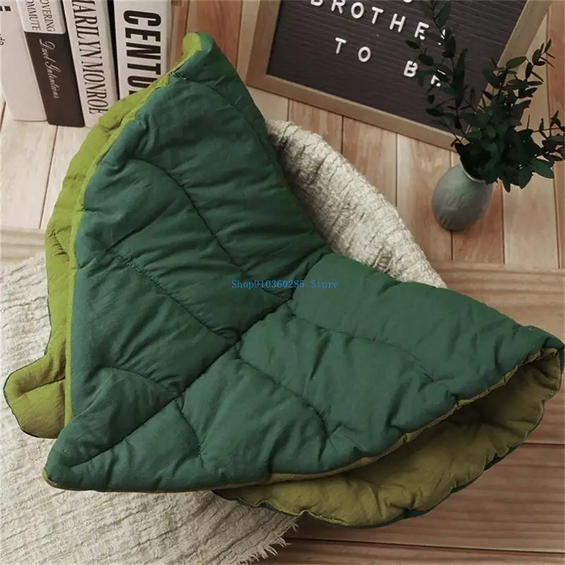 K9FF Calda coperta per adulti Coperta morbida per foglie per divano letto Coperta per piante Decorazioni per casa