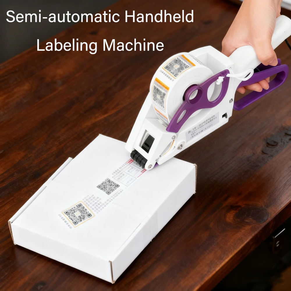 

Self-adhesive Labelling Machine Round Bottle Square Bottle Plane DIY Manual Quick Hit Packaging Sticker Label Marking Machine