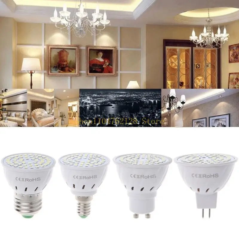 E27 4W LED FIPTLEL FROL/BOMBLAS BLANCAS CALOR AC 220V 48SMD 2835 Lámparas Luz planta Mejor venta
