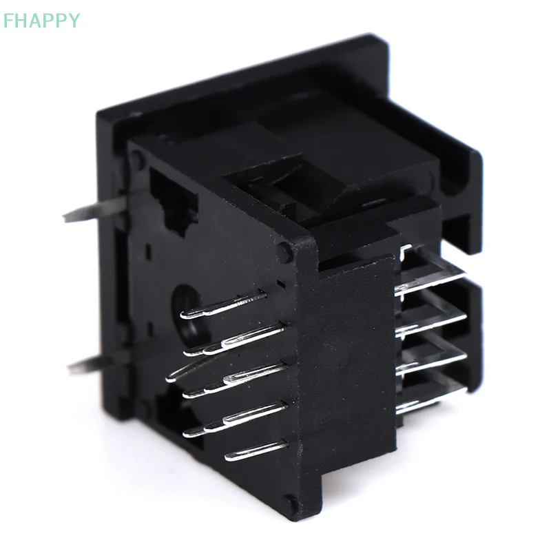 Adattatore connettore per montaggio su PCB con montaggio a pannello femmina con jack circolare DIN 13 pin