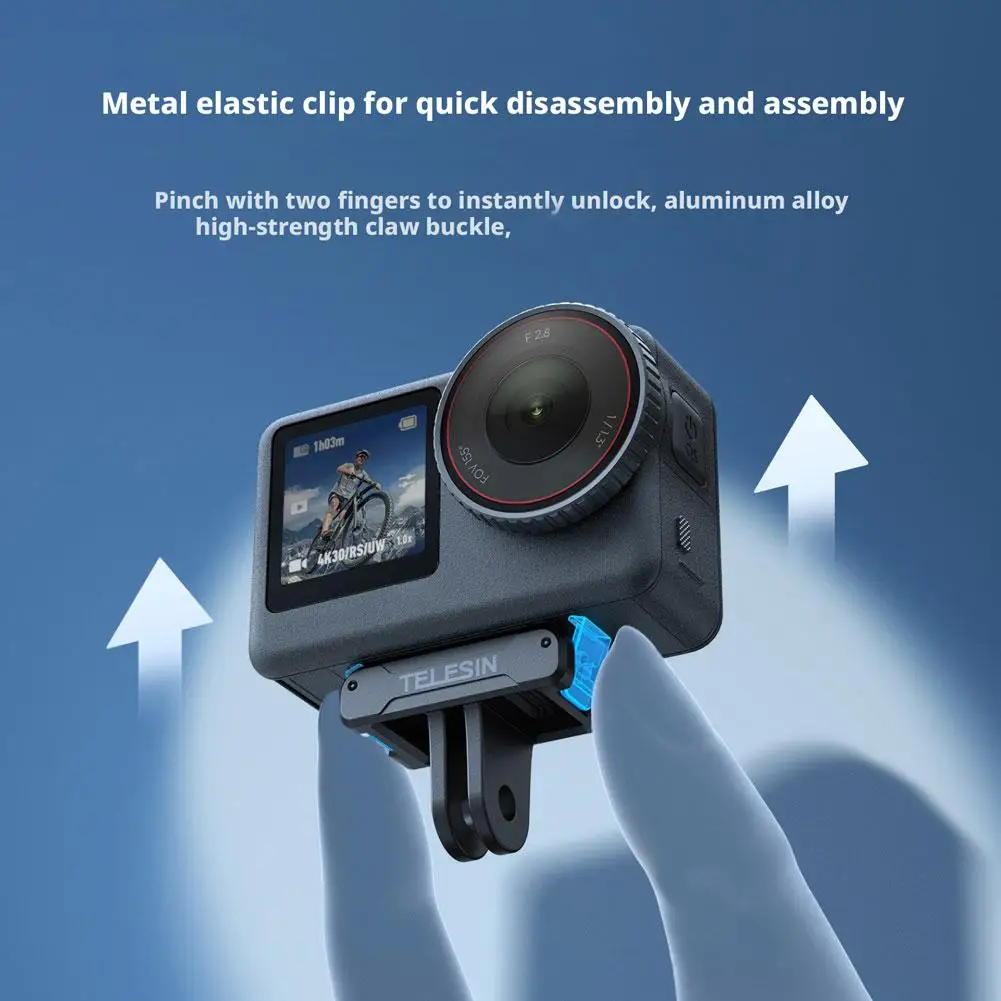   Adapter szybkozłączny do DJI Osmo Action 6, magnetyczna podstawa dwuklaurowa do mocowania kamery sportowej, uchwyt F5S2