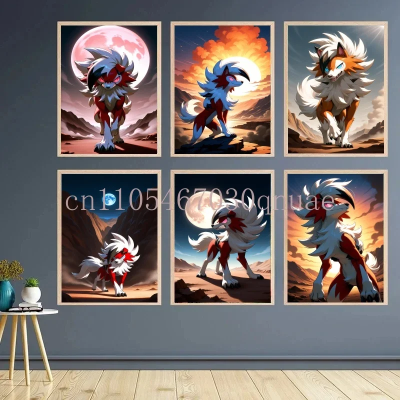 

Japan Classic Anime Pokemon Canvas Painting HD Poster Print Watercolor Wall Art Picture Home Bedroom Decor Kids Gifts