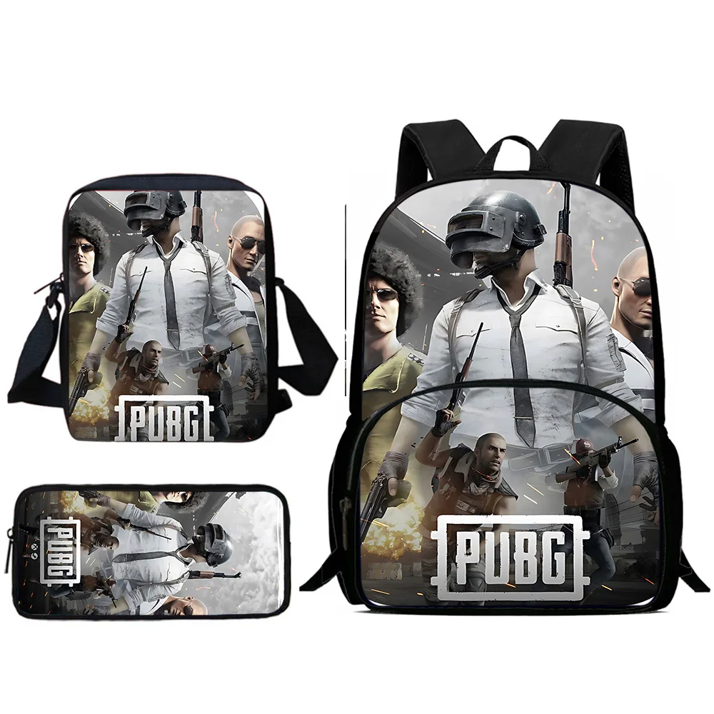 

Child Backpacks For P-PUBGMobiles Shoulder Bag Pencil Case Pupil Large Capacity School Bags for Boys Girls Best Gift