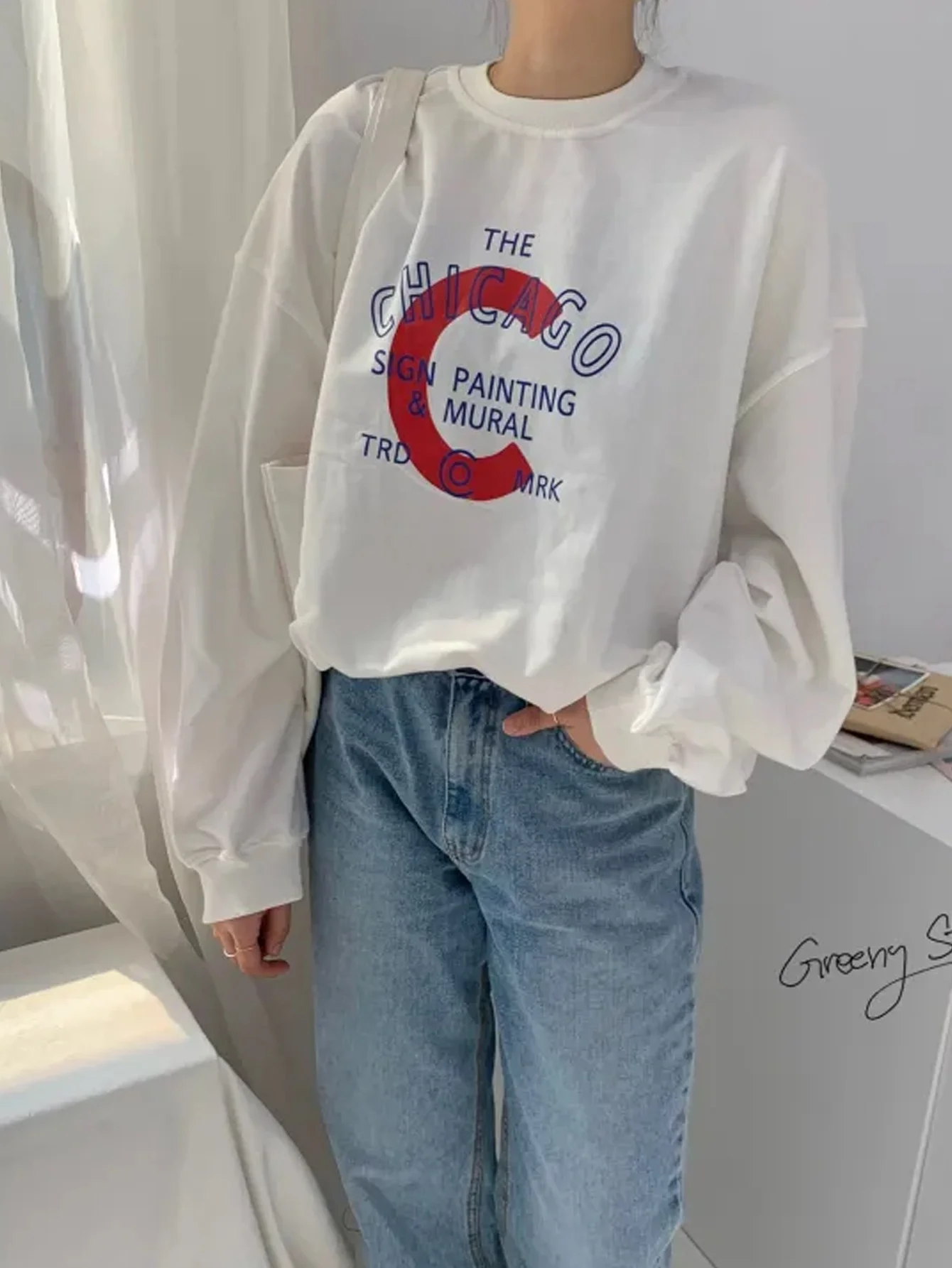 

Graphic Printing Autumn and Winter Pure Cotton Men's and Women's Sweatshirts Outdoor Sports Leisure Fashion Trend Clothing