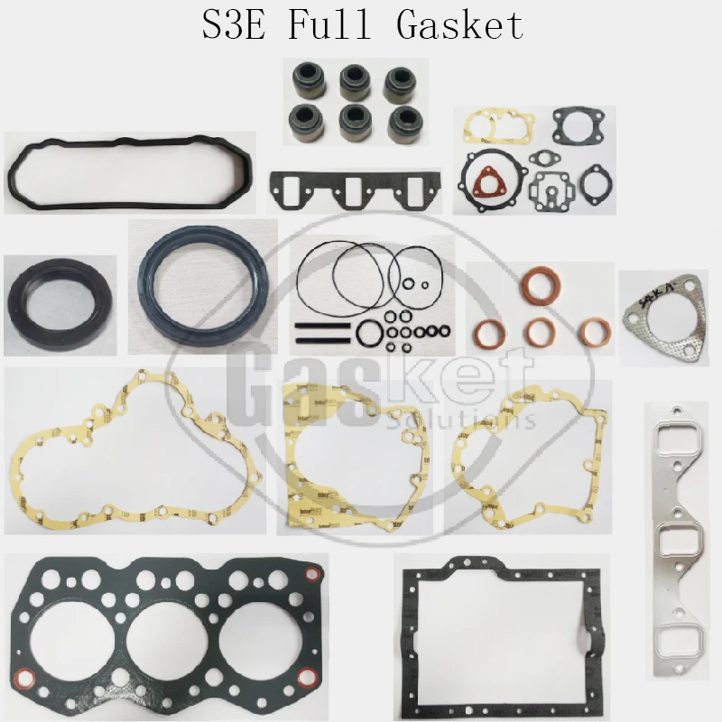 

1Set Full Gasket Kit with Head Gasket for Mitsubishi S3E S3F Engine