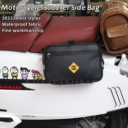 Electric Motorcycle Saddle Bag Scooter Waterproof Side Box Motorcycle Travel Storage Bag Rear Seat Shelf Piggyback Bag Vespa