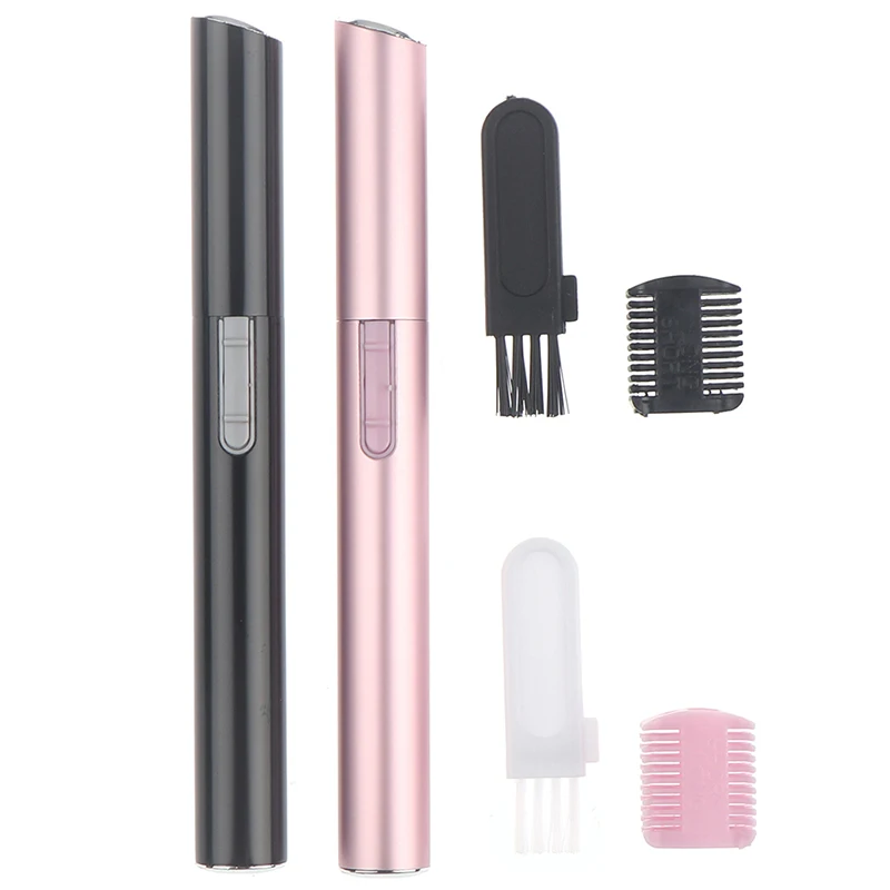 Electric Face Eyebrow Scissors Hair Trimmer Mini Portable Women Body Shaver