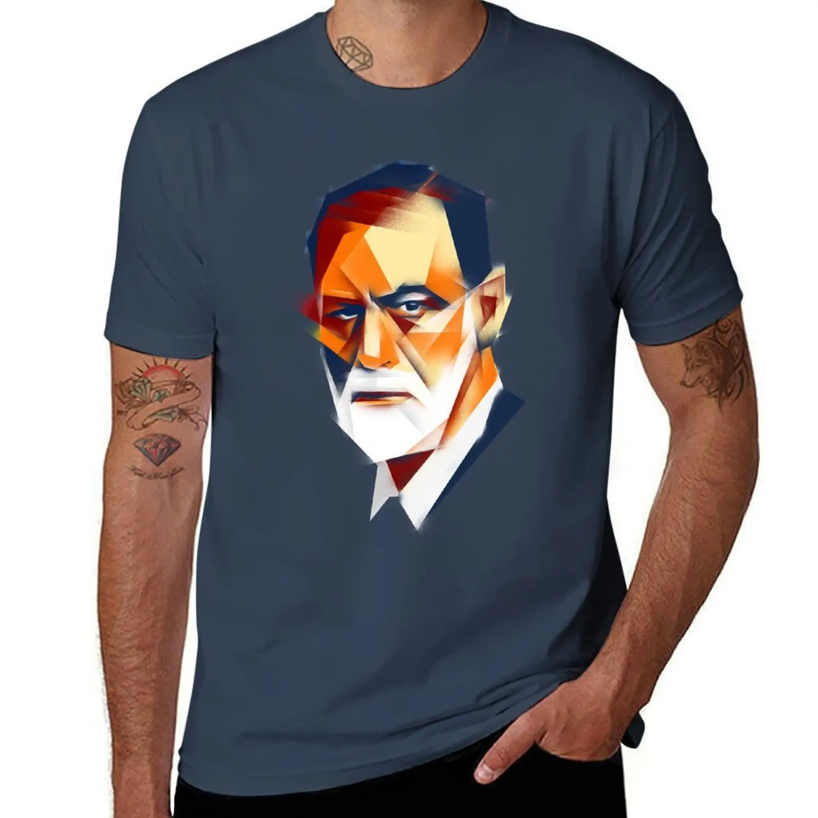 

Freud T-Shirt Casual Light Summer Short Sleeve Top