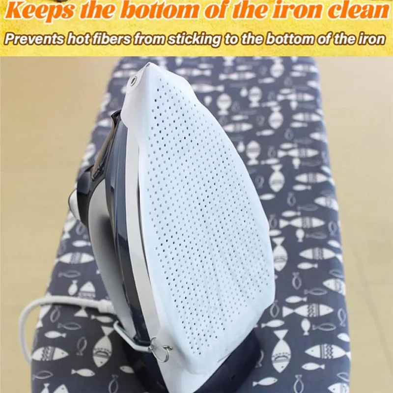 ABZA-ملحقات الكي العالمي الحديد الغطاء الواقي درع 3 قطعة الحديد الكهربائية أداة مساعدة الكي غطاء الحذاء