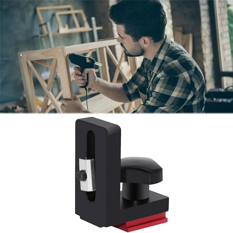 DT15 T Track Fence Connector, Sliding Miter Stop Aluminium Chute for Woodworking, Gauge Rail Retainer, 30 Inch